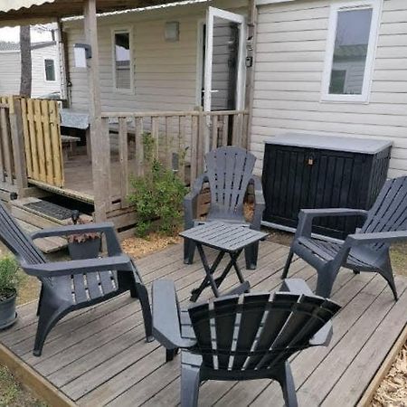 Mobil-home Climatisé 4 personnes camping 5* Lit et mixe Landes Esterno foto