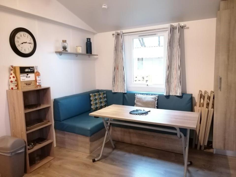 Mobil-home Climatisé 4 personnes camping 5* Lit et mixe Landes Esterno foto