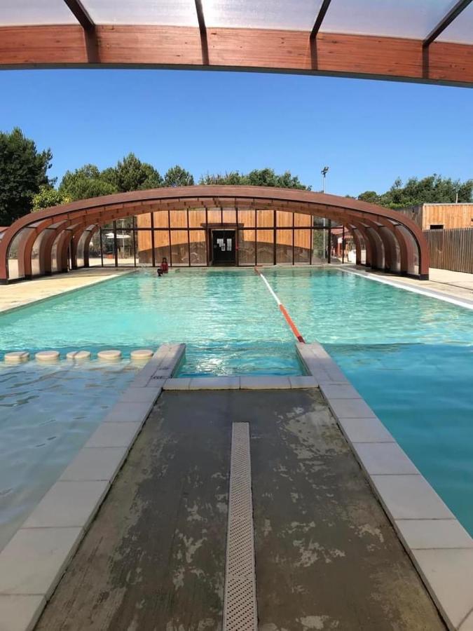 Mobil-home Climatisé 4 personnes camping 5* Lit et mixe Landes Esterno foto