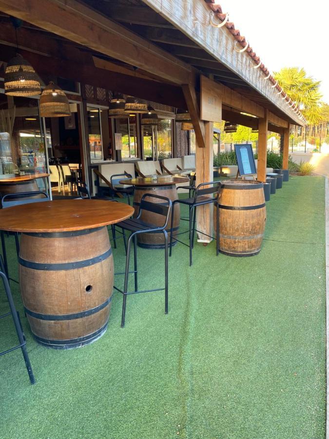 Mobil-home Climatisé 4 personnes camping 5* Lit et mixe Landes Esterno foto