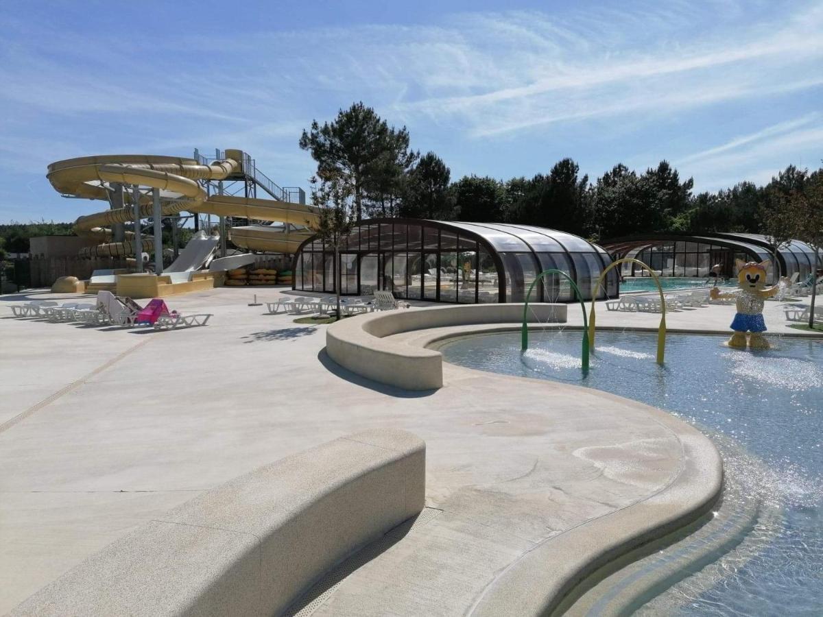 Mobil-home Climatisé 4 personnes camping 5* Lit et mixe Landes Esterno foto